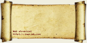 Antonije Michaud vizit kartica